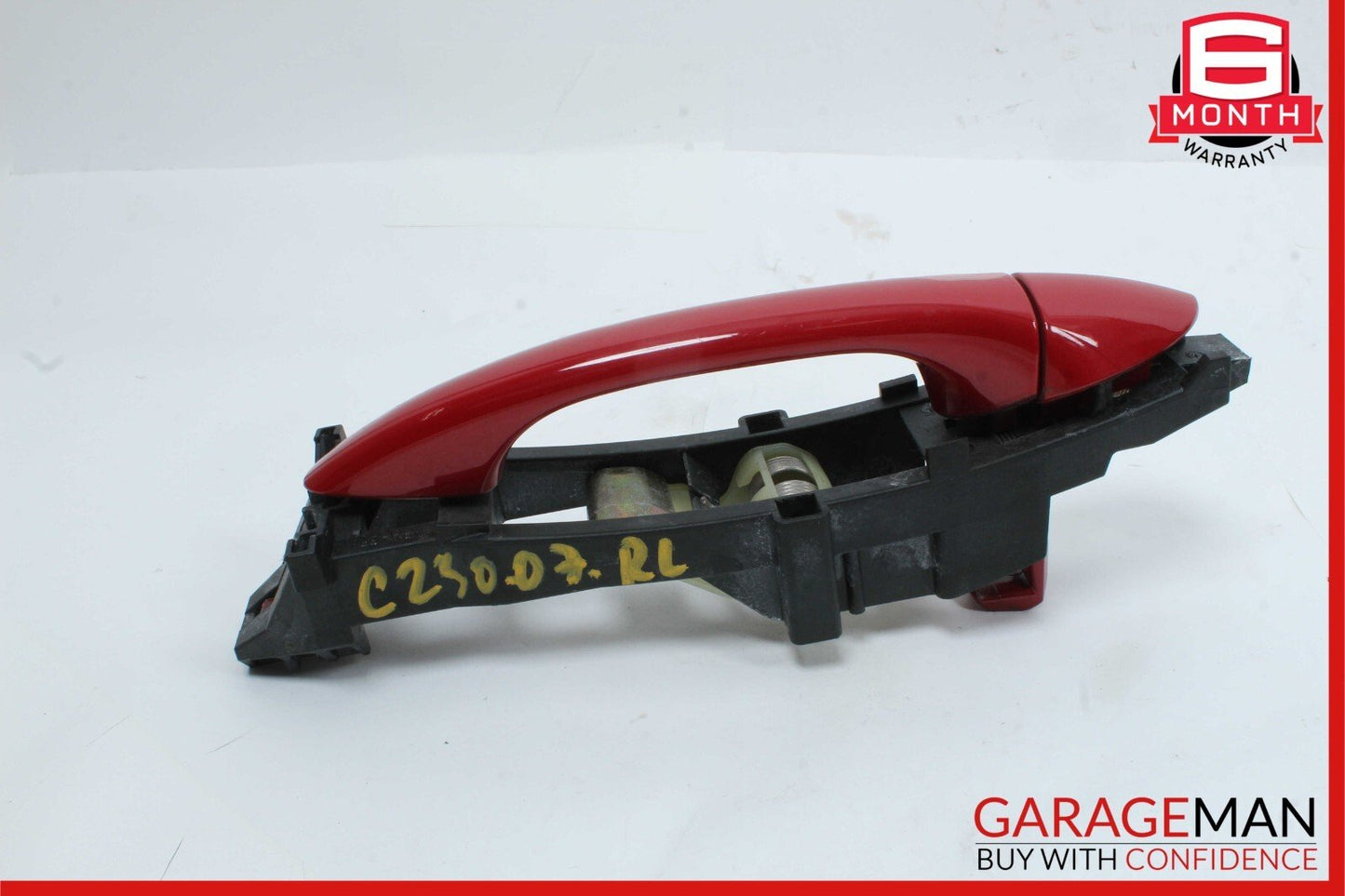 01-07 Mercedes W203 C230 Rear Left Driver Side Exterior Door Handle Red OEM