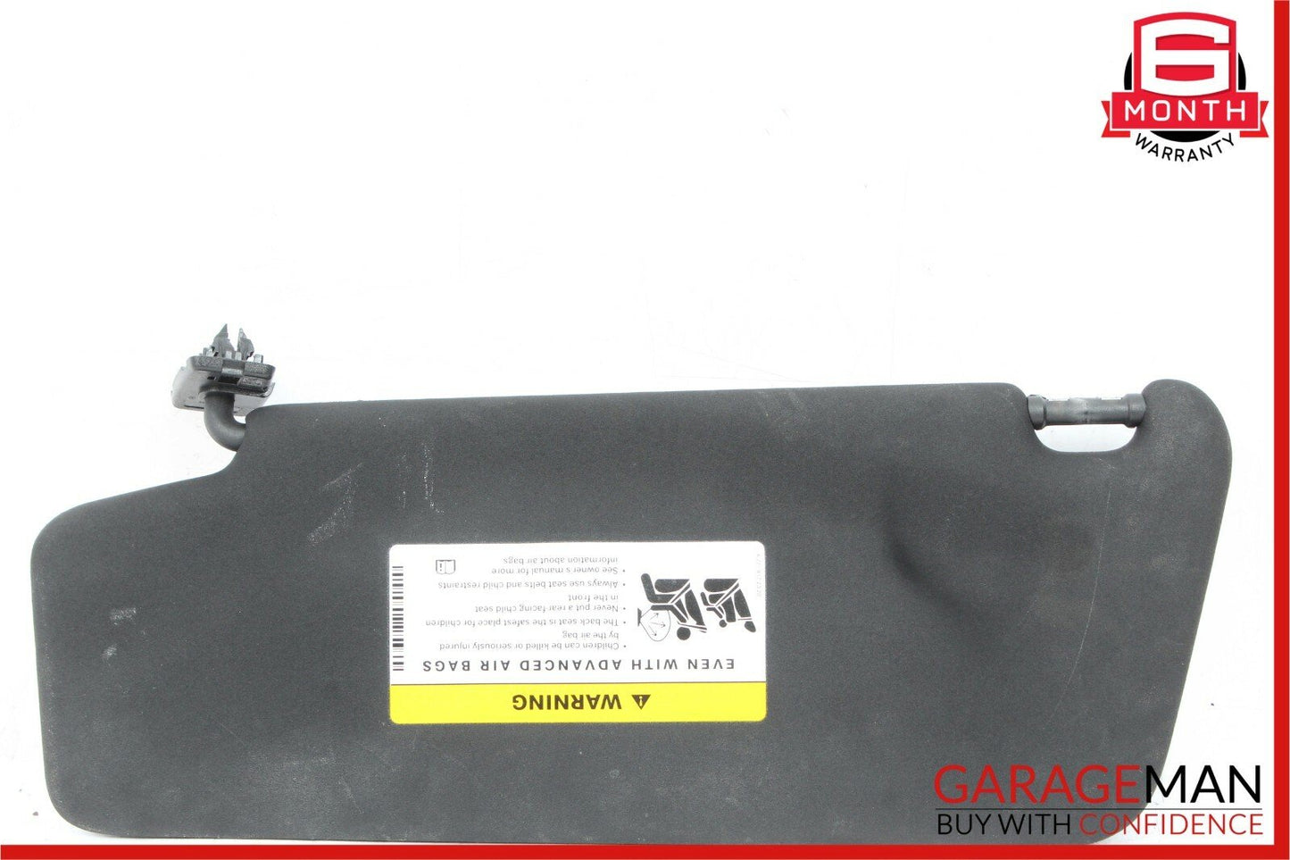 08-14 Mercedes W204 C300 Front Right Passenger Sun Visor Sunvisor Shade Black