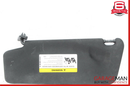 08-14 Mercedes W204 C300 Front Right Passenger Sun Visor Sunvisor Shade Black