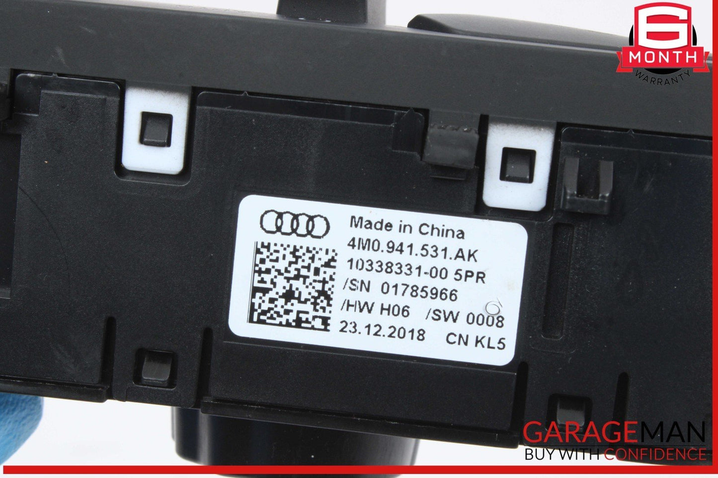 17-24 Audi A5 S5 RS5 A4 S4 Q7 Dash Headlight Control Switch 4M0941531AK OEM