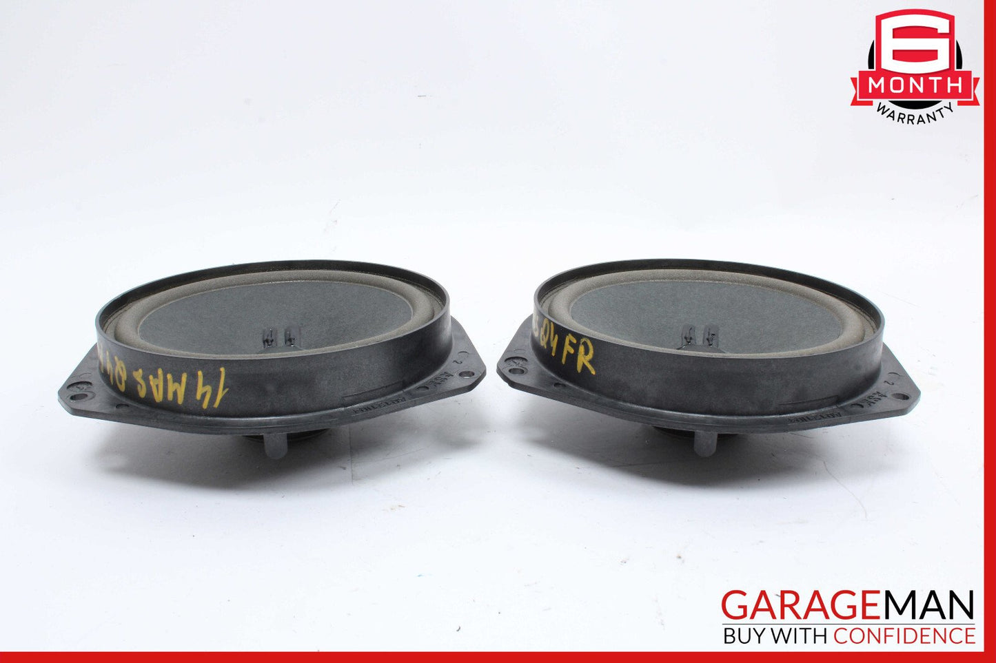 14-17 Maserati Ghibli Front Right & Left Side Door Sound Audio Speaker Set OEM
