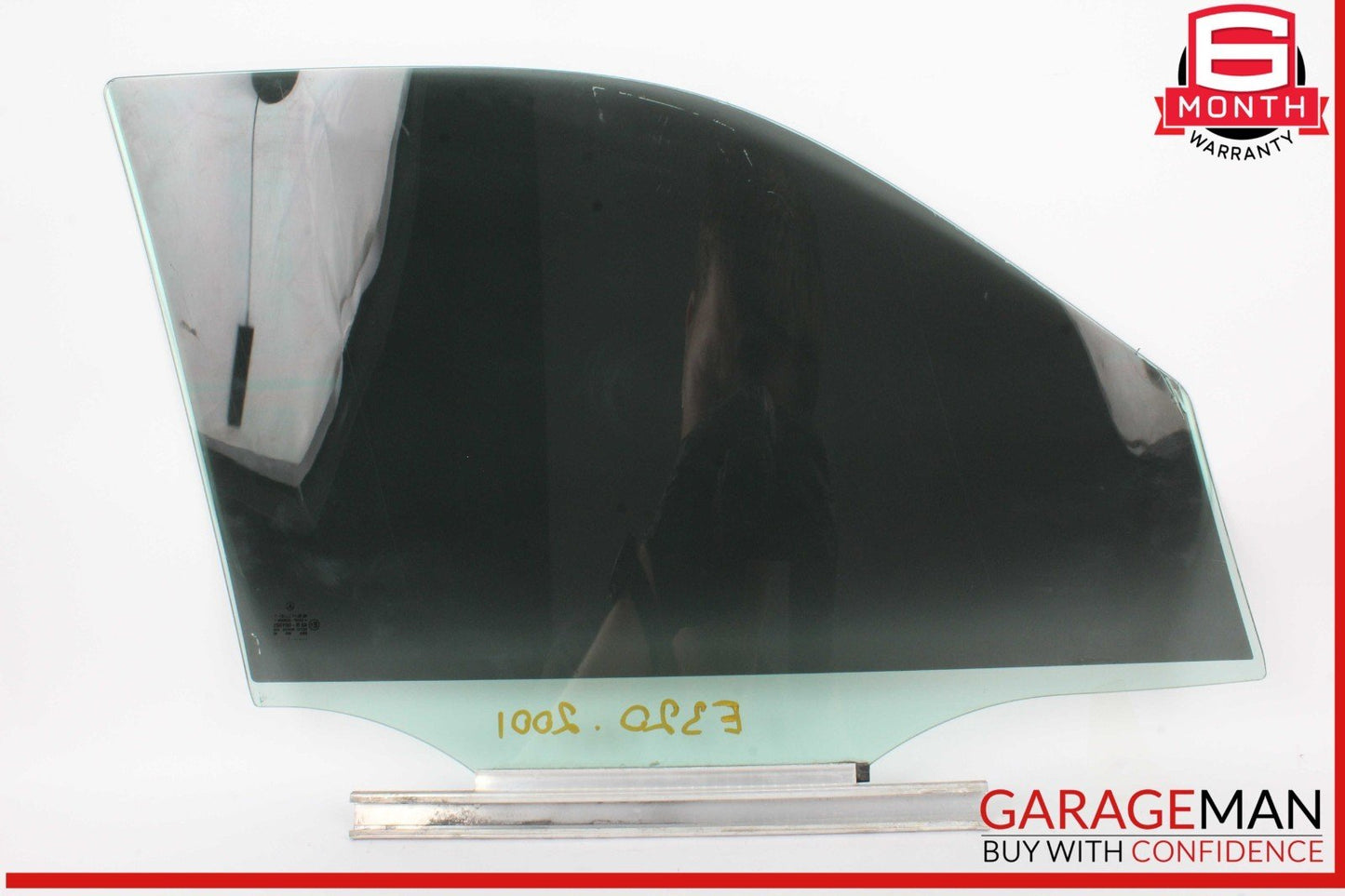 96-03 Mercedes W210 E320 Front Left Driver Side Door Window Auto Glass OEM
