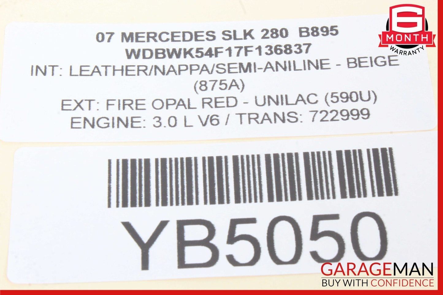 03-11 Mercedes R171 SLK280 Seat Control Module Front Left 2118704926 OEM
