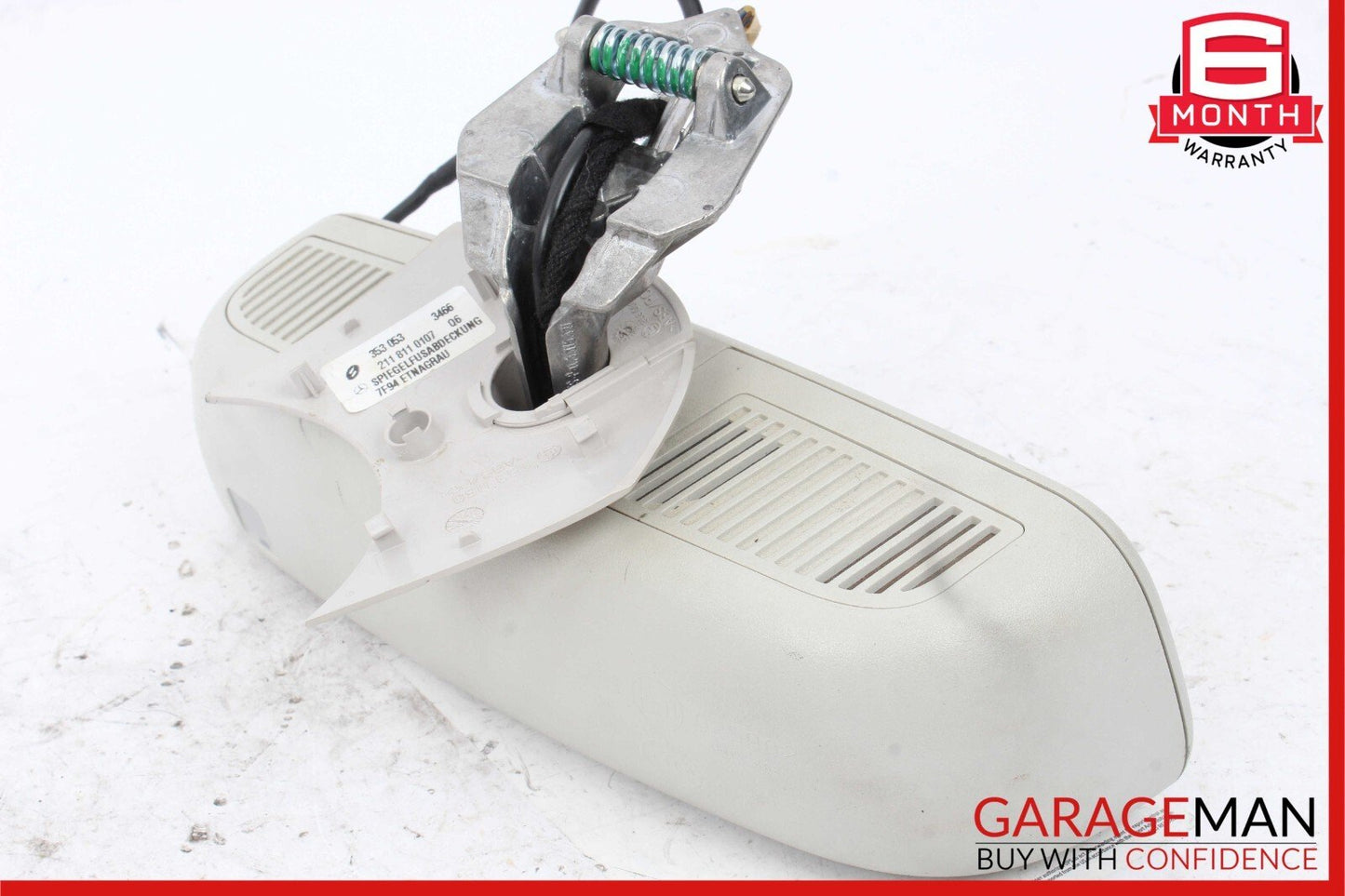 07-09 Mercedes W211 E350 E550 E63 AMG Interior Top Upper Rear View Mirror Grey