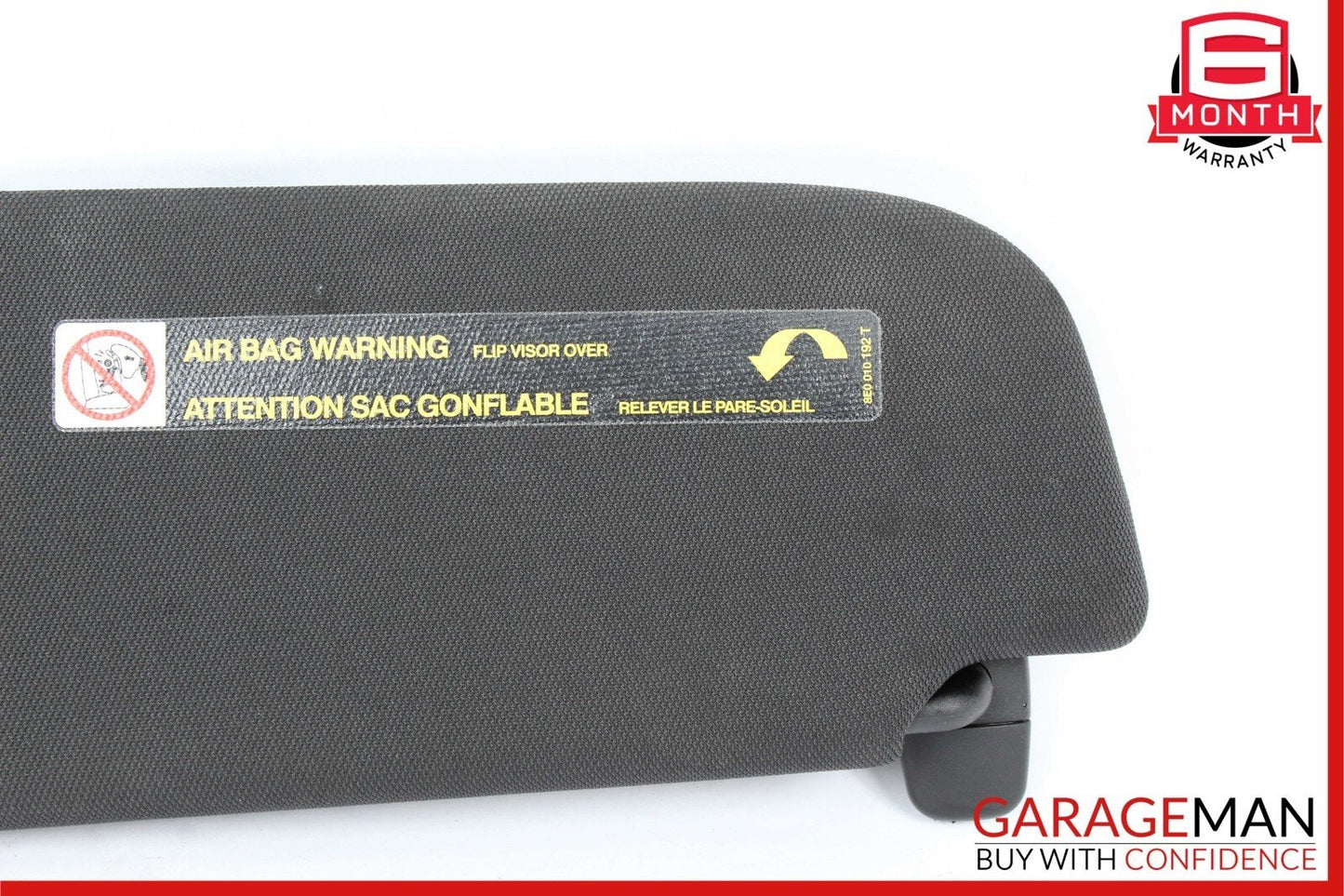 12-16 Audi A6 A7 Front Right Passenger Side Sunvisor Sun Visor Shade Cover Black