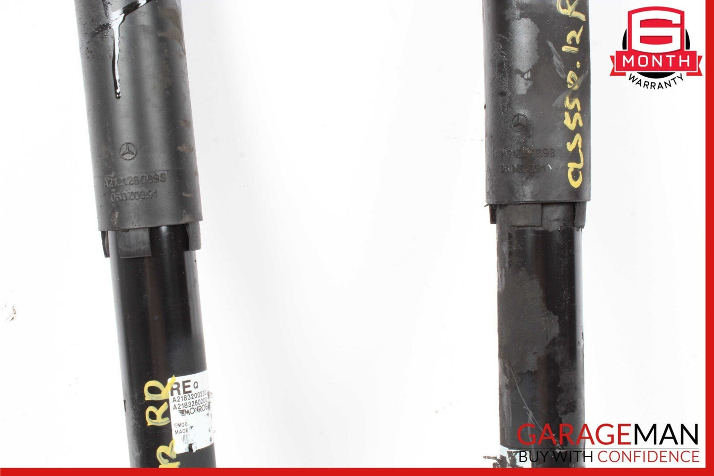 12-18 Mercedes W218 CLS550 Strut Shock Absorber Rear Left & Right Set of 2 Pc