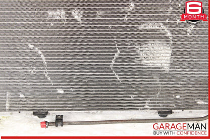 94-02 Mercedes R129 SL500 AC A/C Condenser Radiator Cooling Fan Shroud Motor OEM