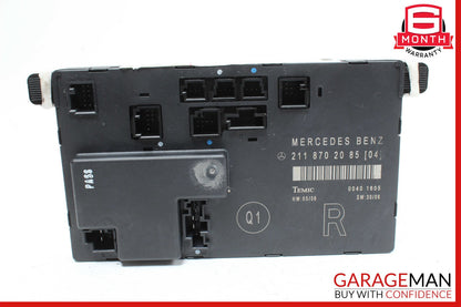 03-09 Mercedes W211 E550 E350 Front Right Passenger Door Control Module OEM