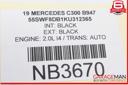 19-23 Mercedes W205 C300 C350 Rear Right Passenger Door Control Module Unit OEM