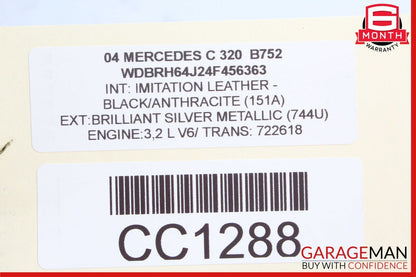 98-06 Mercedes W203 C320 SL500 ML320 Water Thermostat Housing 1122030275 OEM