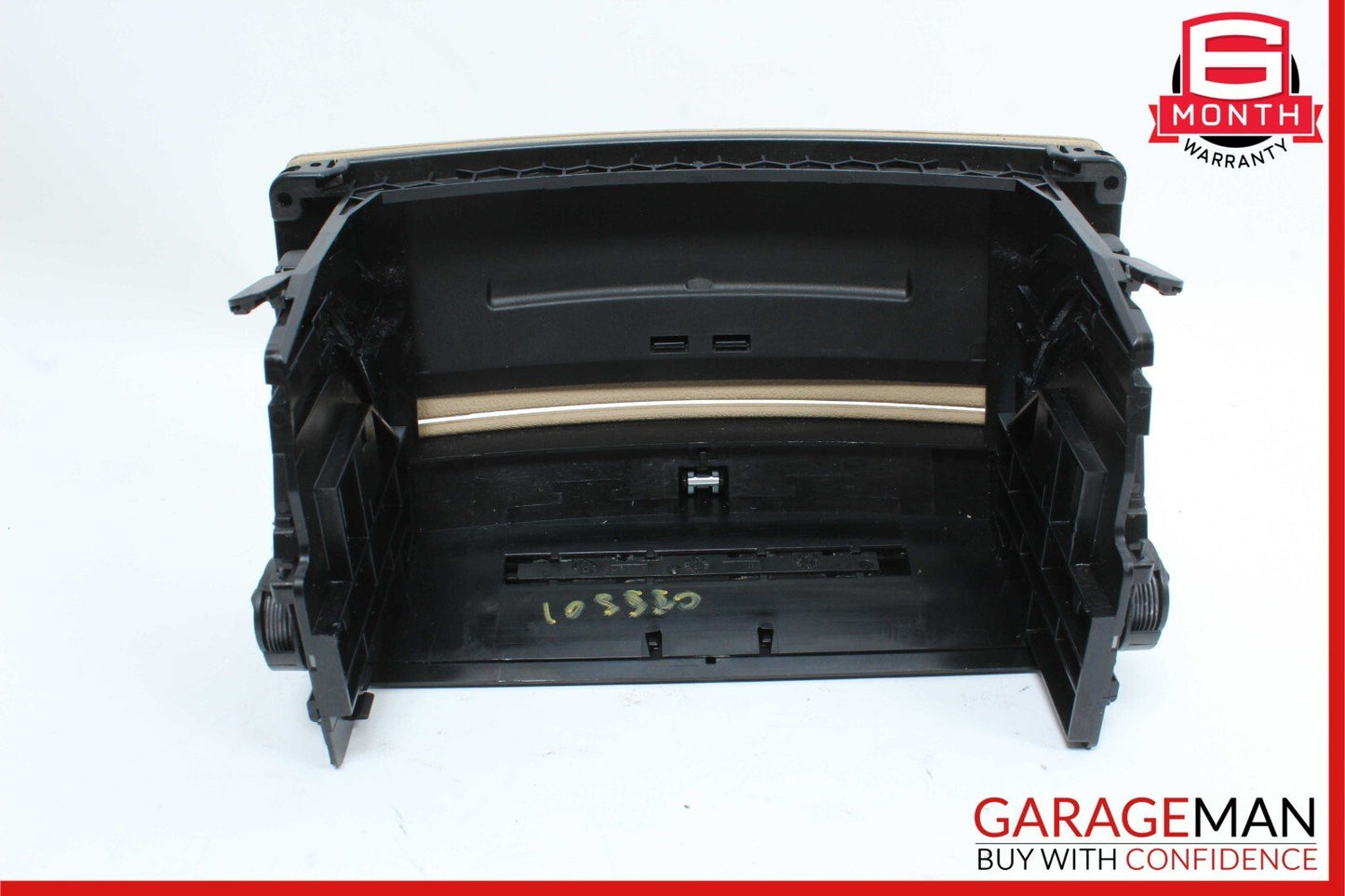 10-13 Mercedes W221 S550 S63 AMG Dash Center Console CD Player Trim Cover Brown