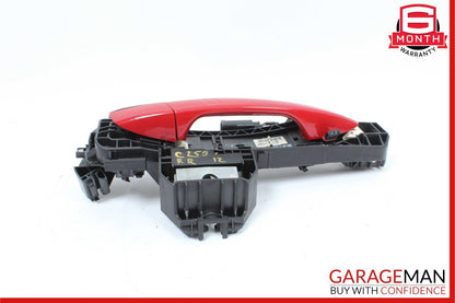 12-14 Mercedes W204 C250 Rear Right Side Exterior Door Handle Red Keyless Go OEM