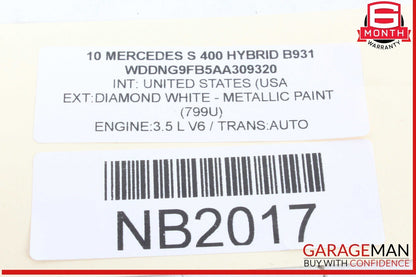 07-13 Mercedes W221 S400 Hybrid Front Left Driver Side Door Control Module OEM