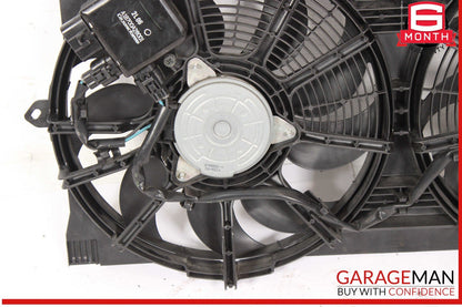 13-17 Nissan Leaf Engine Radiator Cooling Fan Motor Shroud Assy OEM