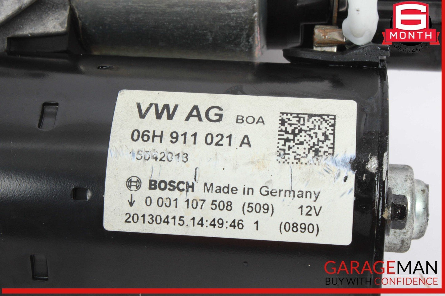 13-17 Audi Q5 A4 A6 A5 Engine Starter Motor Bosch 12V 06H911021E OEM