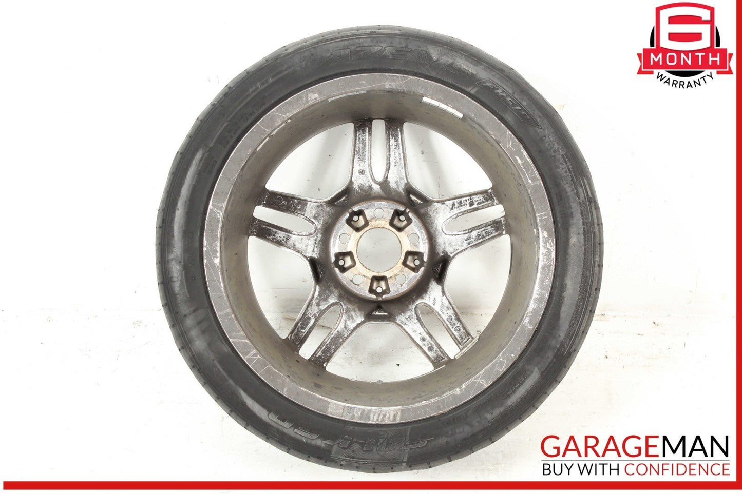 03-12 Mercedes R230 SL550 SL65 AMG Rear Wheel Tire Rim 9.5Jx18H2 ET33 OEM