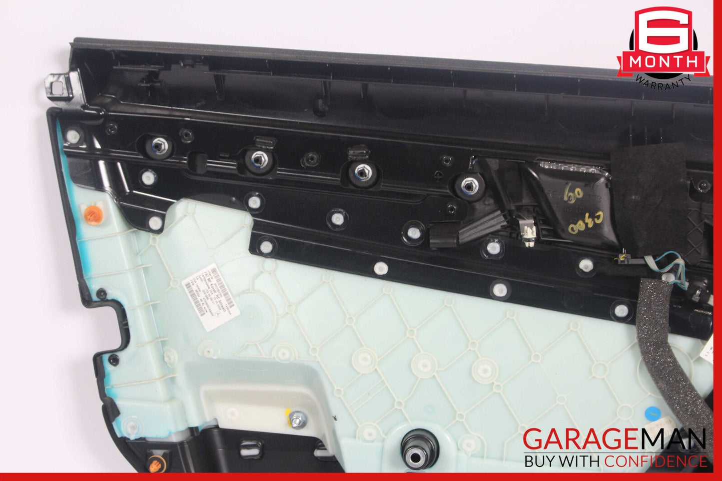 08-14 Mercedes W204 C250 C300 Sedan Front Right Side Interior Door Panel Black