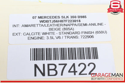 03-09 Mercedes W209 CLK350 C230 Rear Left or Right Side Upper Control Arm OEM