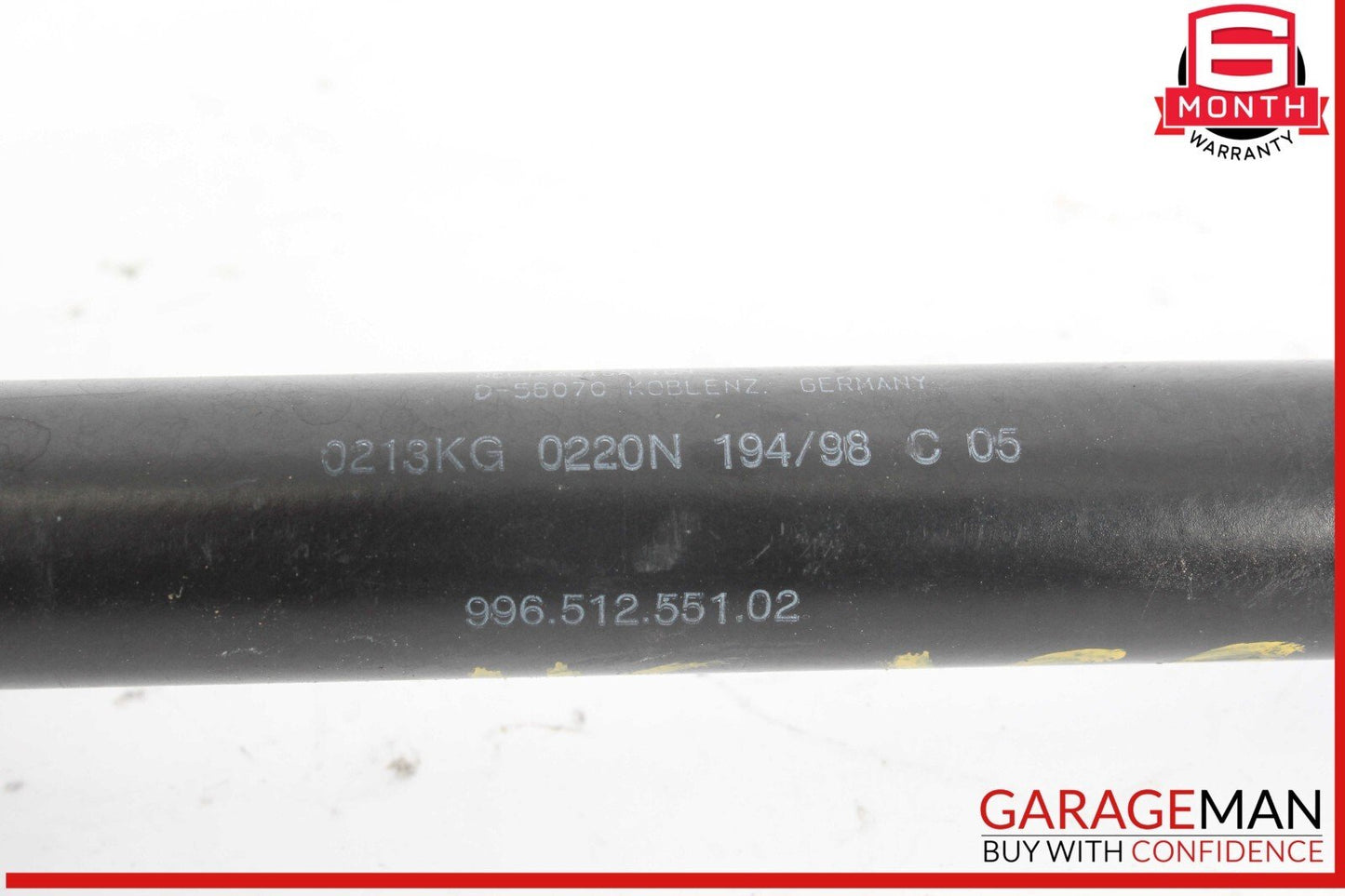 99-04 Porsche 911 996 Rear Engine Cover Deck Lid Shock Strut 99651255102 OEM