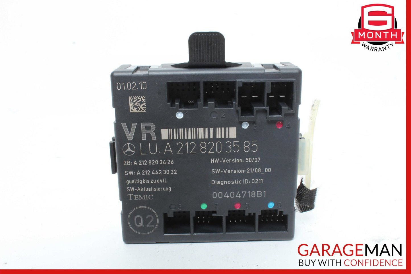 08-12 Mercedes X204 GLK350 C300 E350 Front Right Side Door Control Module OEM