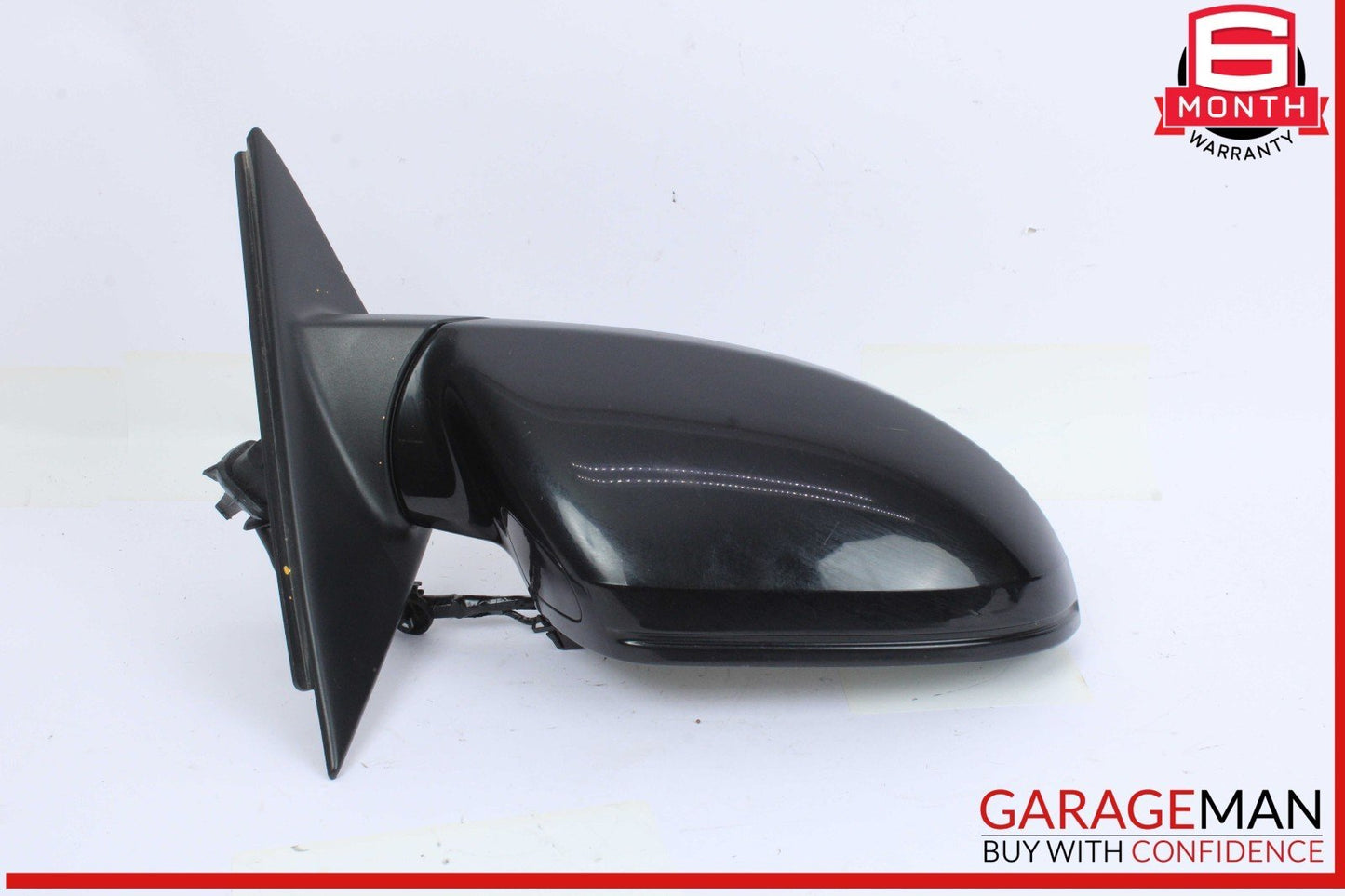 12-18 Audi A6 Front Right Passenger Side Door Rear View Mirror Black 4G1857410BB