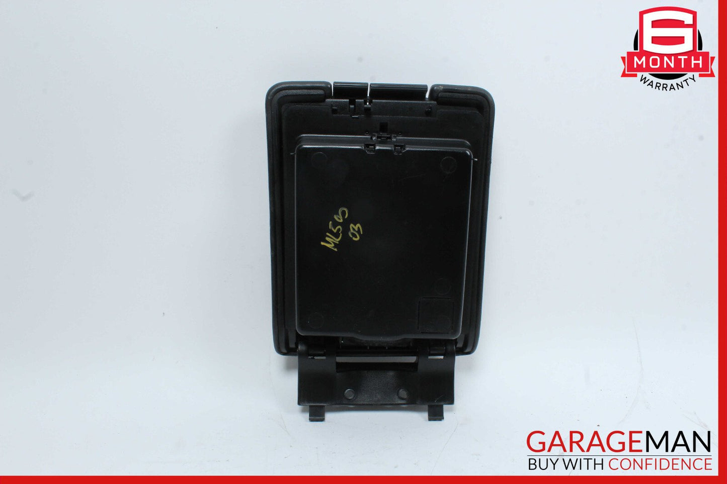 02-05 Mercedes W163 ML320 ML500 Center Console Arm Rest Armrest Cover Black OEM
