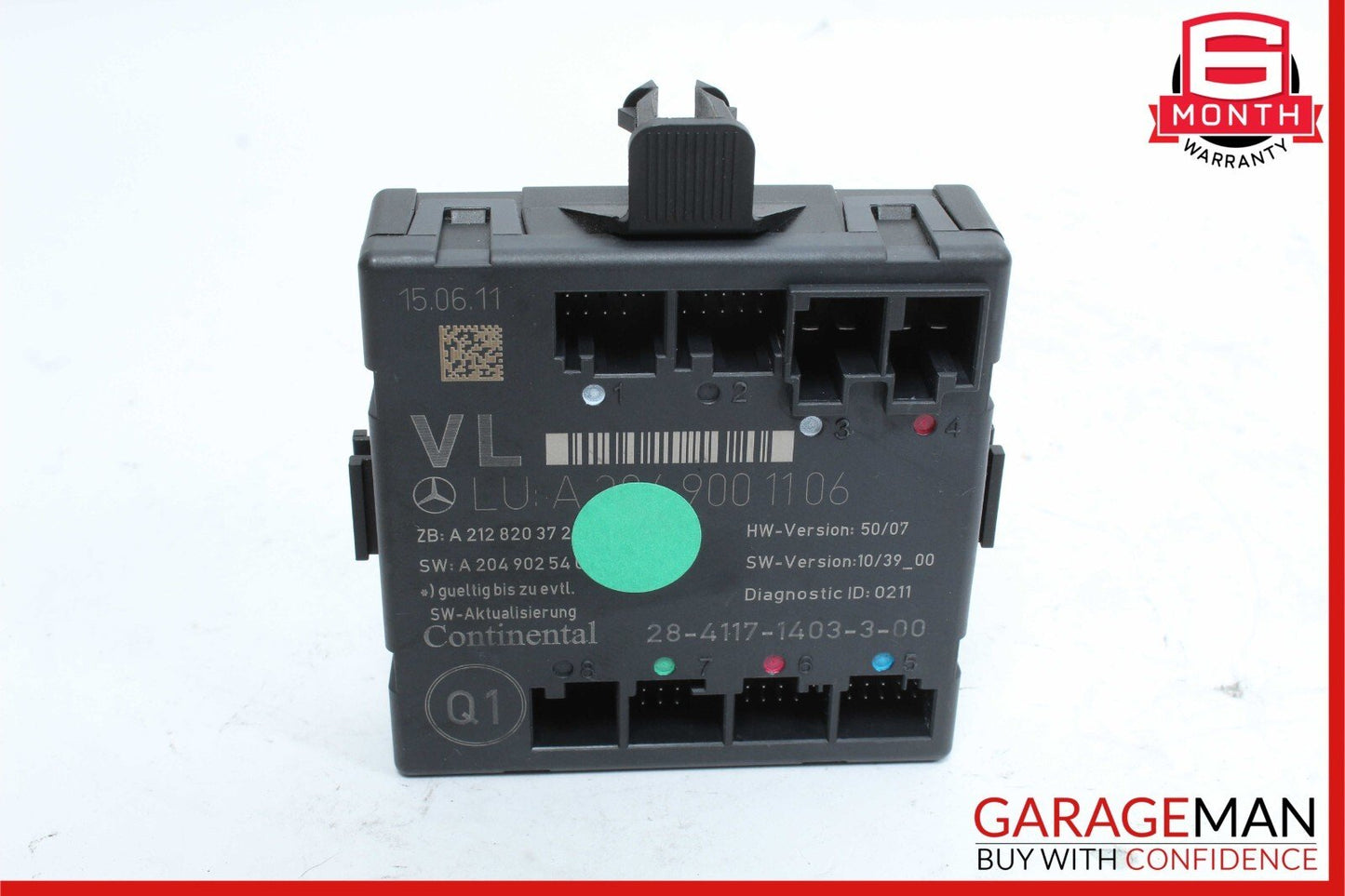 08-18 Mercedes W204 C250 C350 E350 E400 Front Left Side Door Control Module OEM