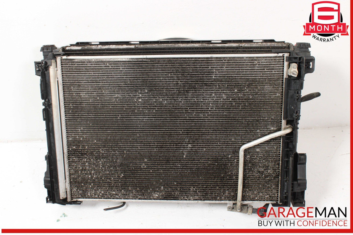 12-15 Mercedes X204 GLK350 Engine Radiator Condenser Cooling Fan Motor Assy
