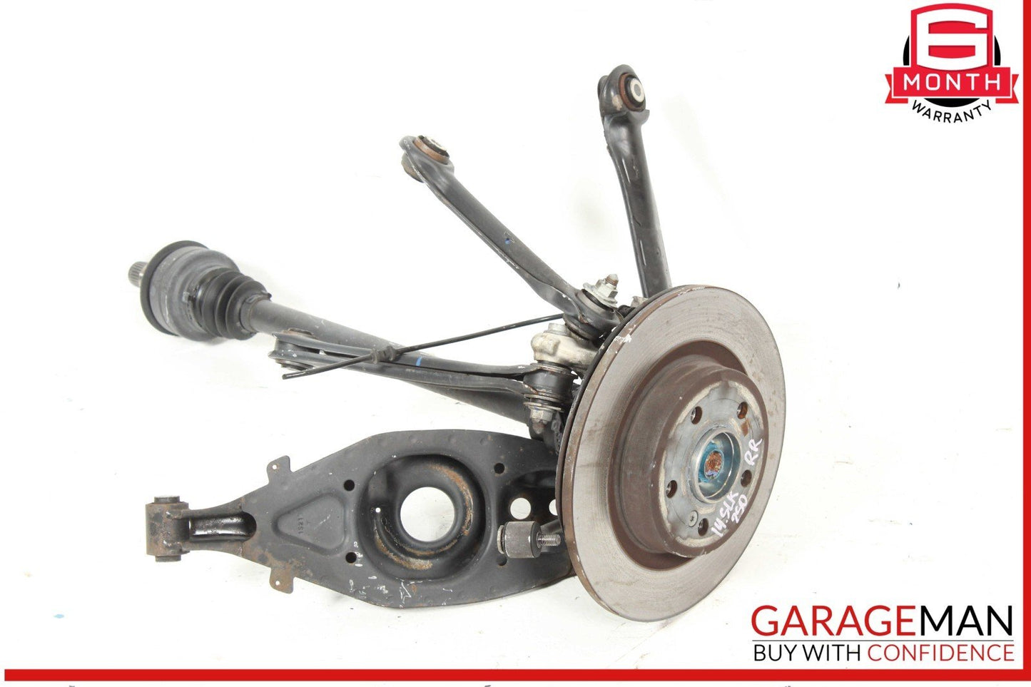 12-16 Mercedes R172 SLK250 Rear Right Spindle Knuckle Driveshaft Axle Assembly