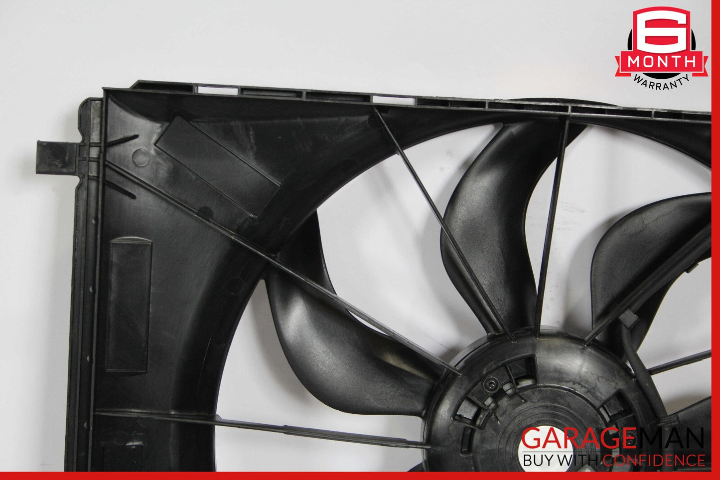 12-20 Mercedes R172 SLK250 Engine Radiator Cooling Fan Motor Shroud Assy