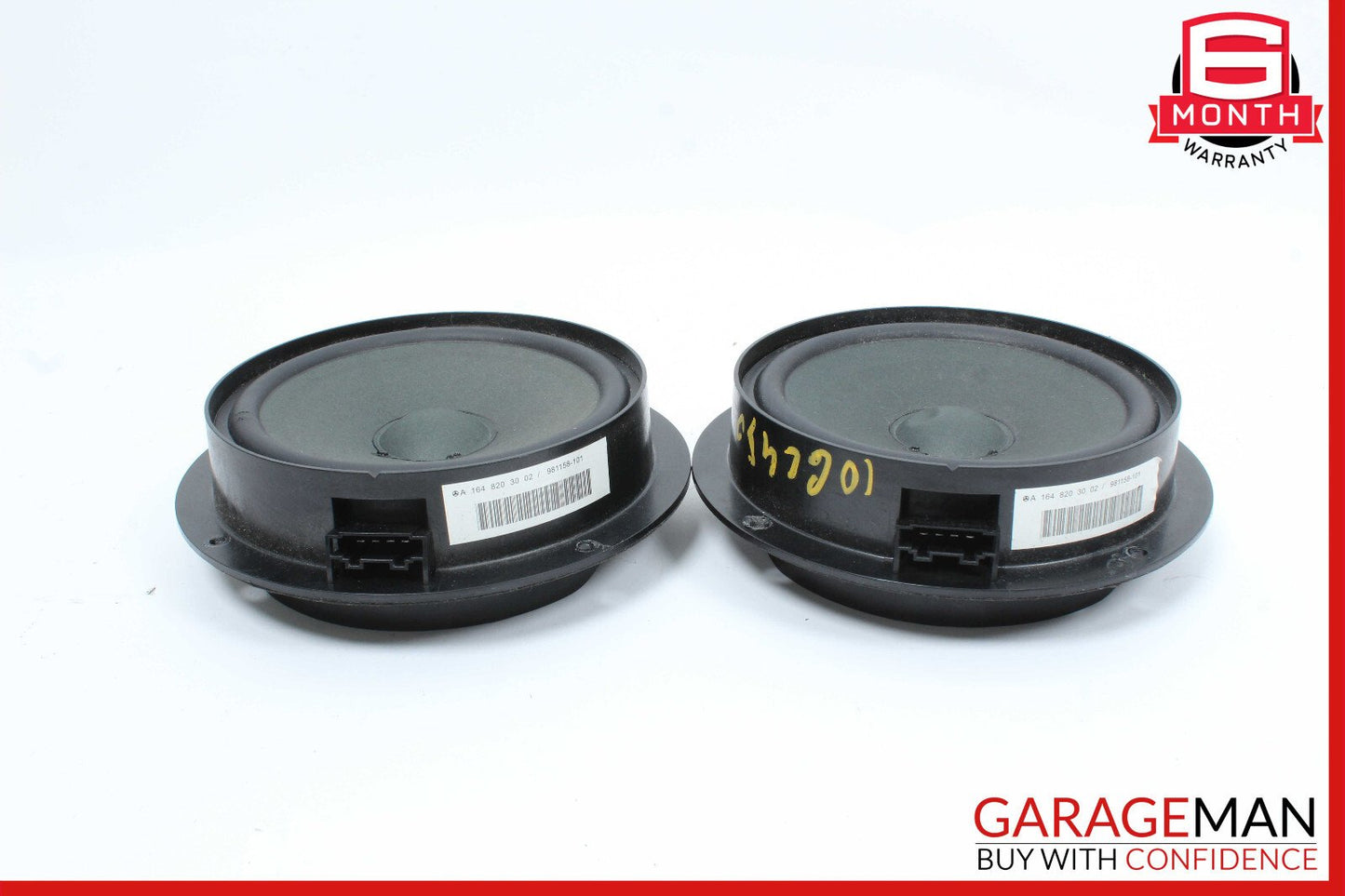 06-12 Mercedes GL450 ML350 Front Left & Right Door Sound Audio Speakers Set of 2