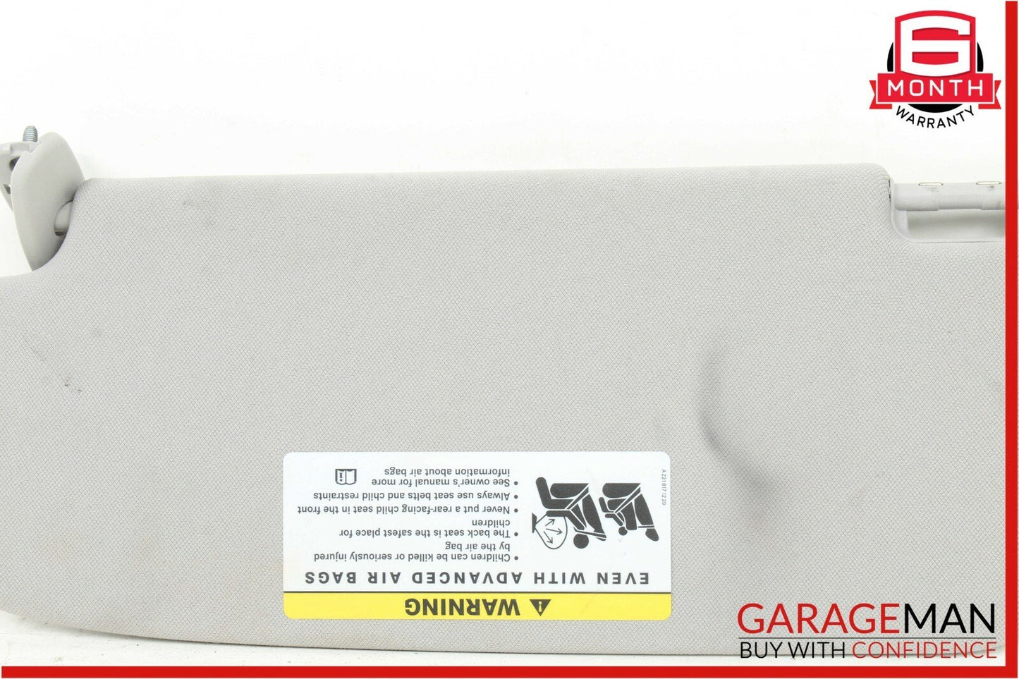 07-13 Mercedes W216 CL550 S550 Front Right Side Sun Visor Sunvisor Shade Cover