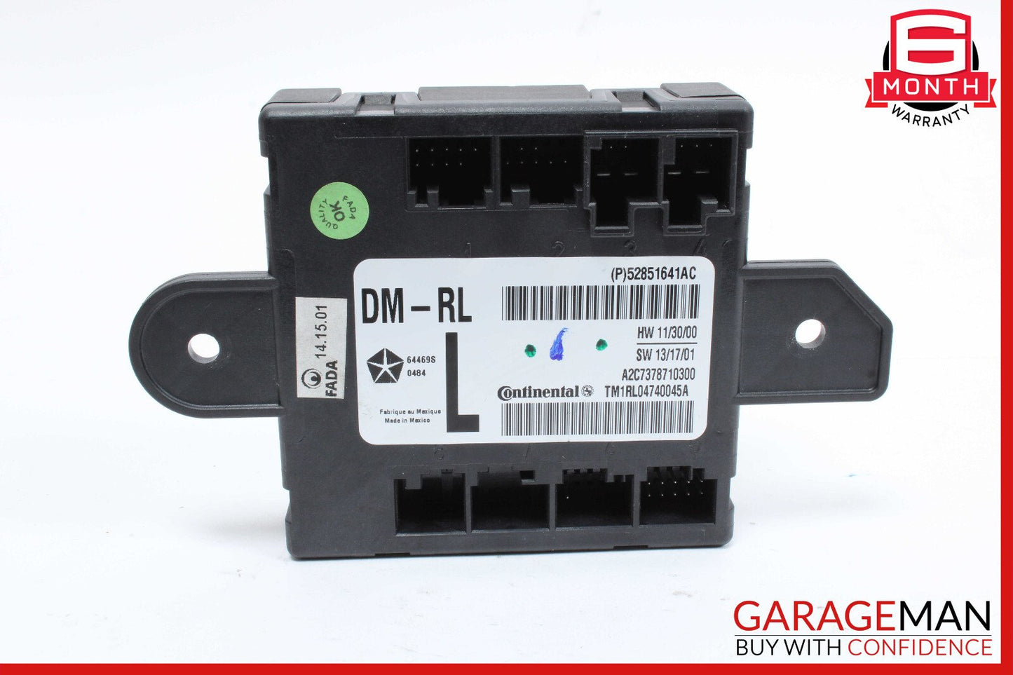 14-17 Maserati Ghibli Rear Left Door Computer Control Module OEM