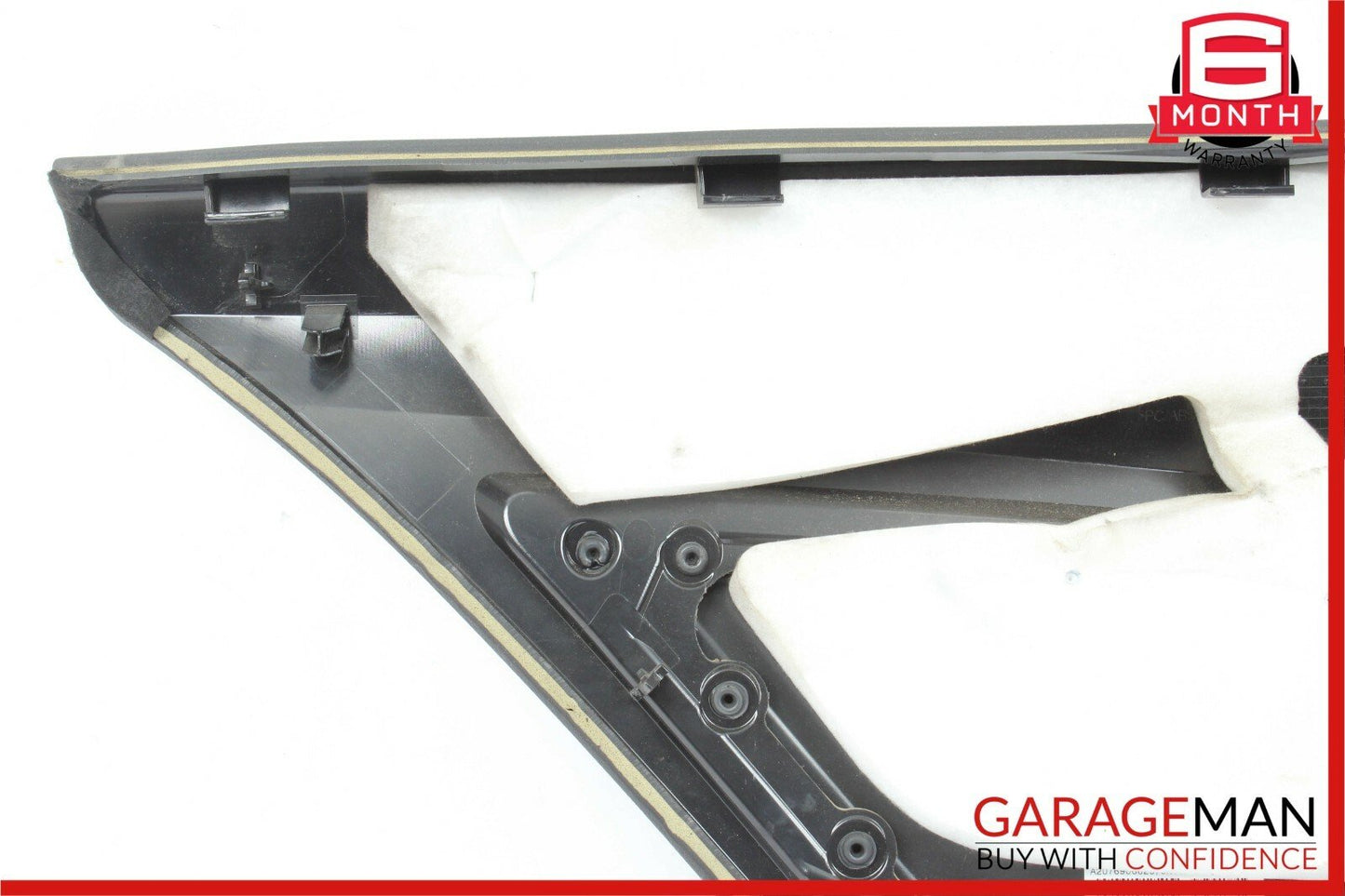 14-16 Mercedes W212 E400 Coupe Rear Right Interior Door Panel Leather Black OEM