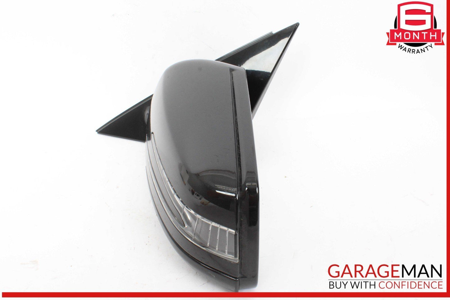 14-16 Mercedes W212 E350 Front Left Side Door Rear View Mirror w/ Blind Spot