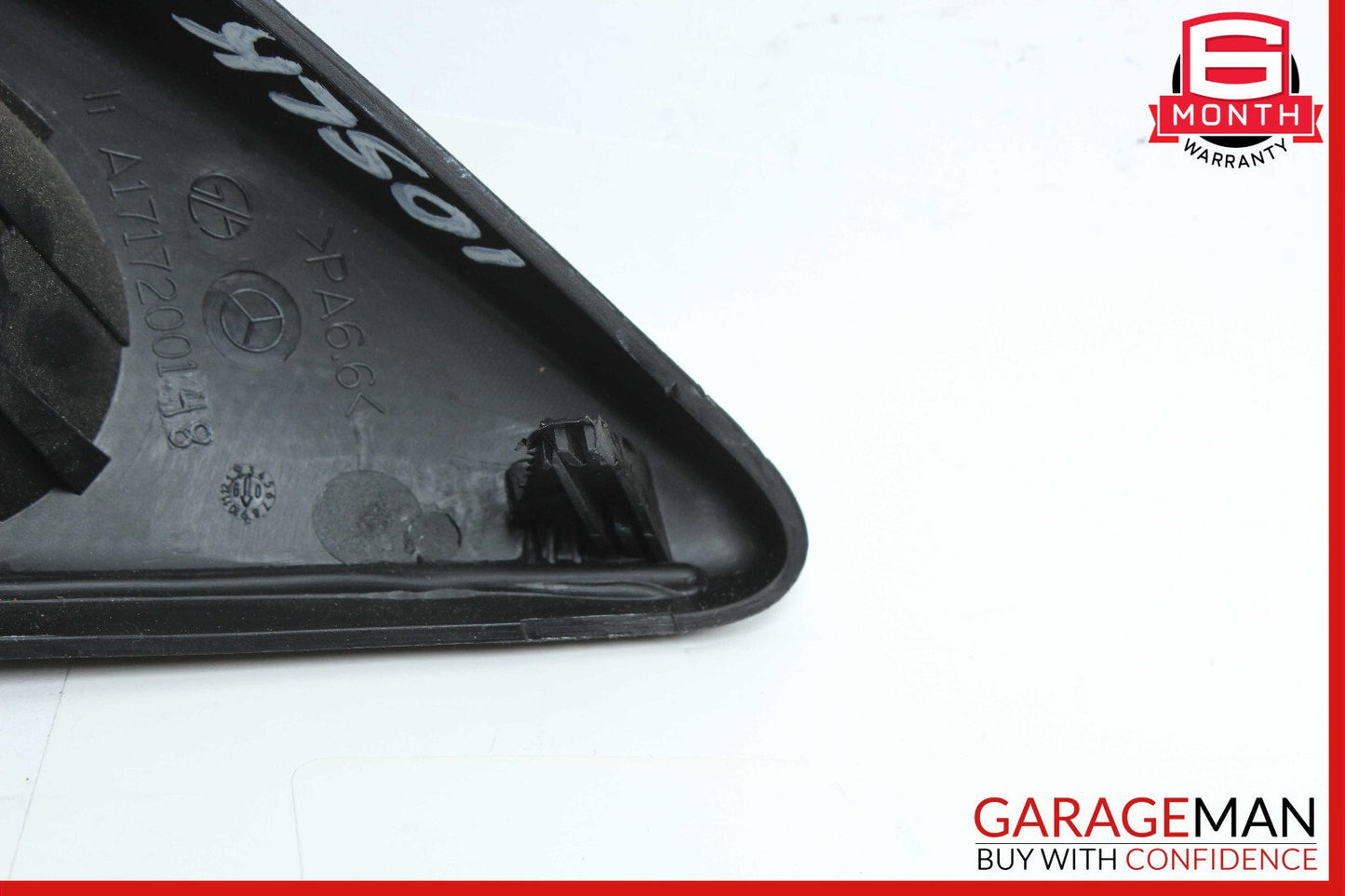 05-11 Mercedes R171 SLK300 SLK350 Left Side Door Tweeter Speaker Cover Black OEM