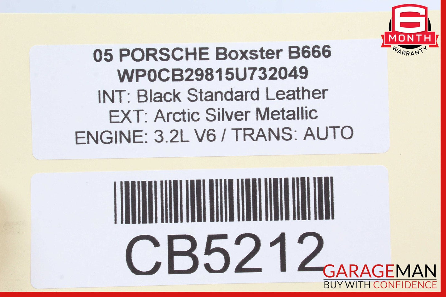 05-08 Porsche Boxster 987 Hydraulic ABS System Brake Pump Control Unit OEM