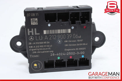 08-18 Mercedes W204 C250 C300 CLS550 Rear Left Side Door Control Module OEM