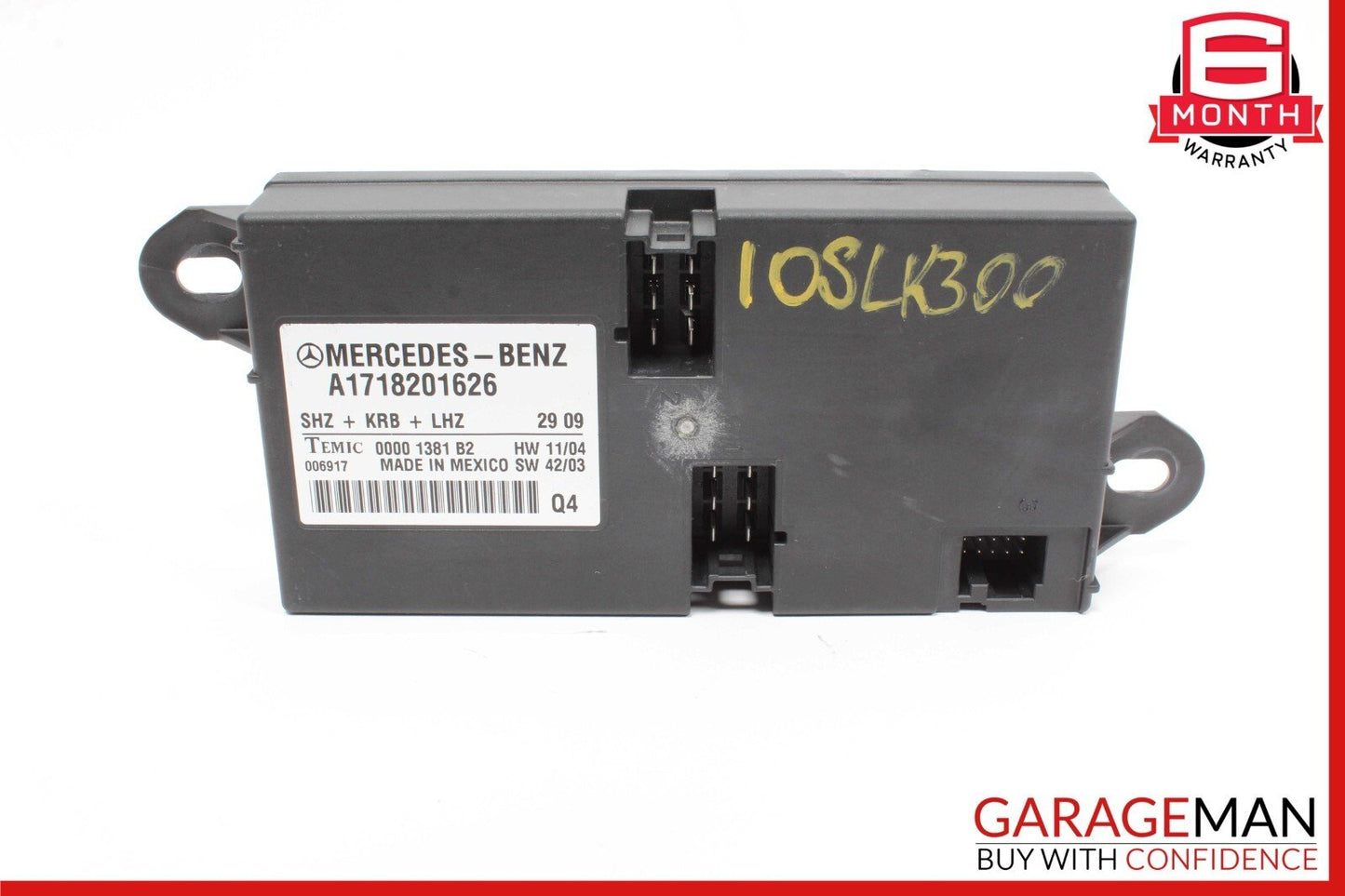 05-11 Mercedes R171 SLK300 SLK280 Heating Heated Seat Control Module Unit OEM