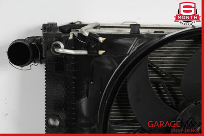 11-13 Mercedes W212 E350 Diesel Engine Cooling Fan Radiator A/C Condenser Assy