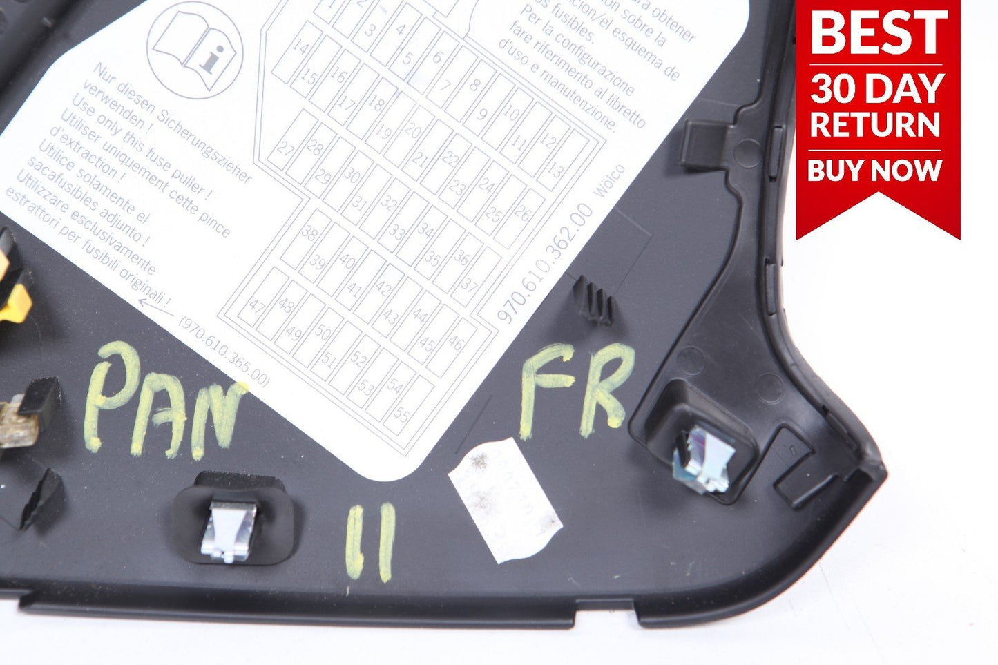 10-15 PORSCHE 970 PANAMERA FRONT RIGHT DASHBOARD DASH TRIM PANEL COVER A28 OEM