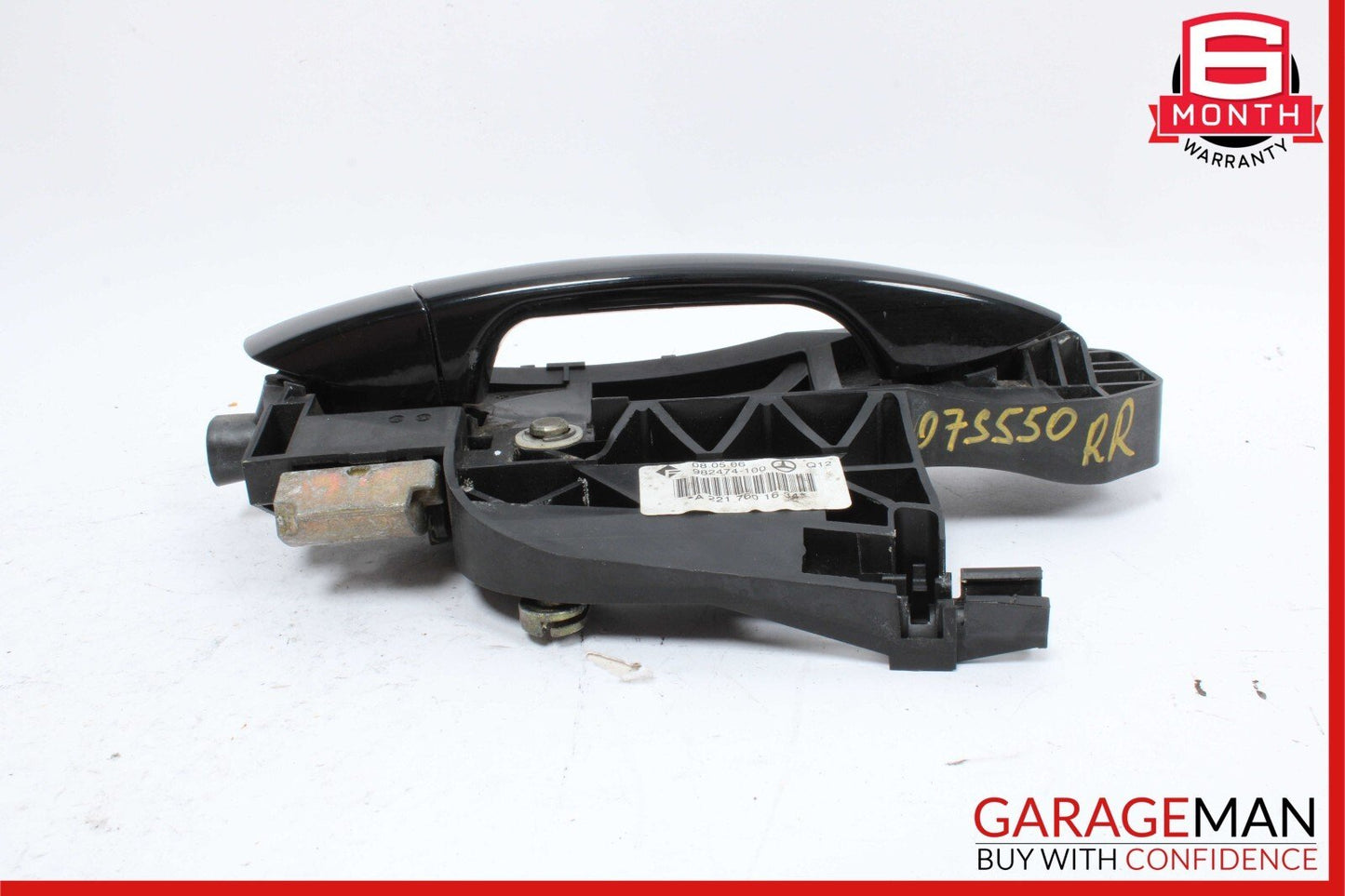 07-13 Mercedes W221 S550 S600 S63 AMG Rear Right Side Exterior Door Handle Black