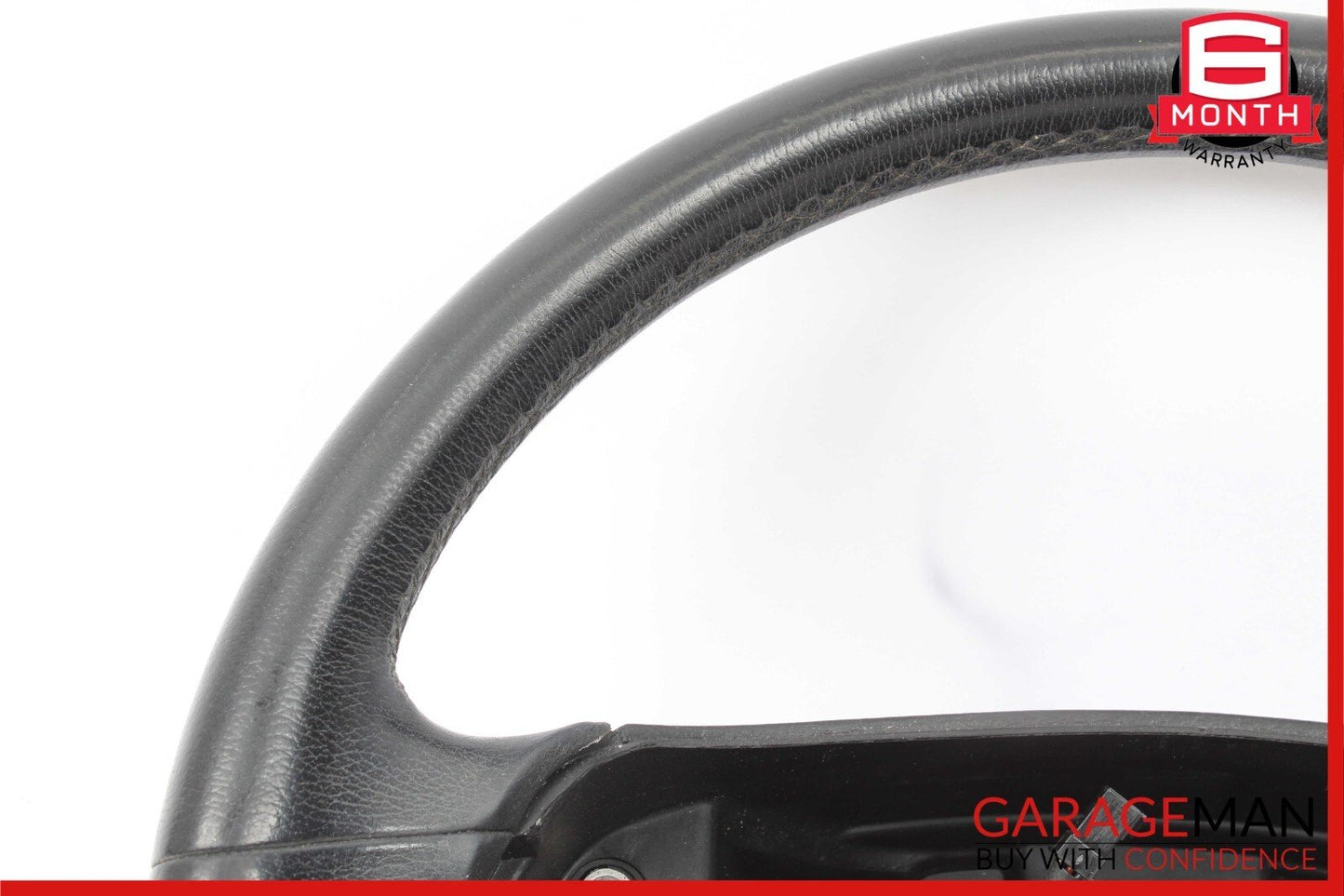 06-09 Mercedes W211 E350 E550 CLS550 4 Spoke Steering Wheel Leather Black OEM