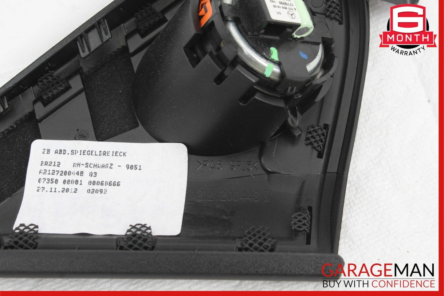 10-16 Mercedes W212 E63 AMG E250 Front Right Door Tweeter Speaker Panel Cover
