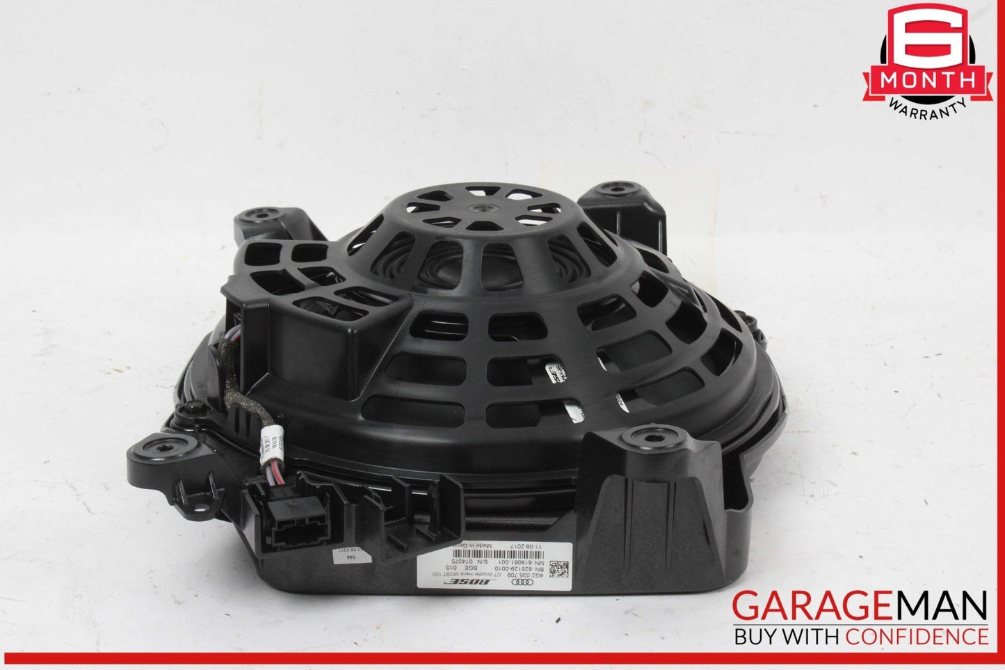16-18 Audi A6 Rear Deck Shelf Panel Center Subwoofer Sub Woofer Speaker OEM