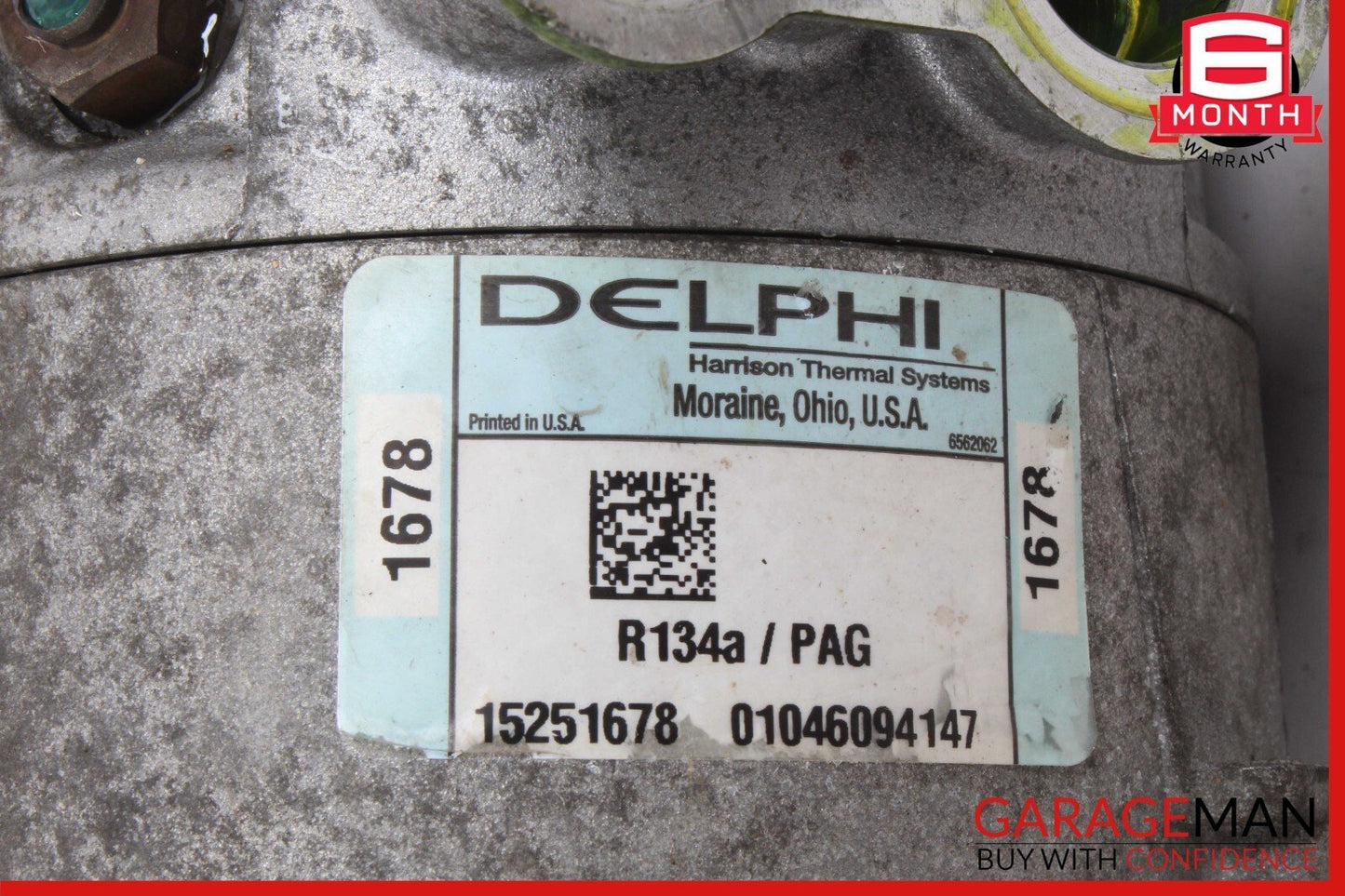 04-09 Cadillac XLR A/C Air Conditioning Compressor 10441357 OEM