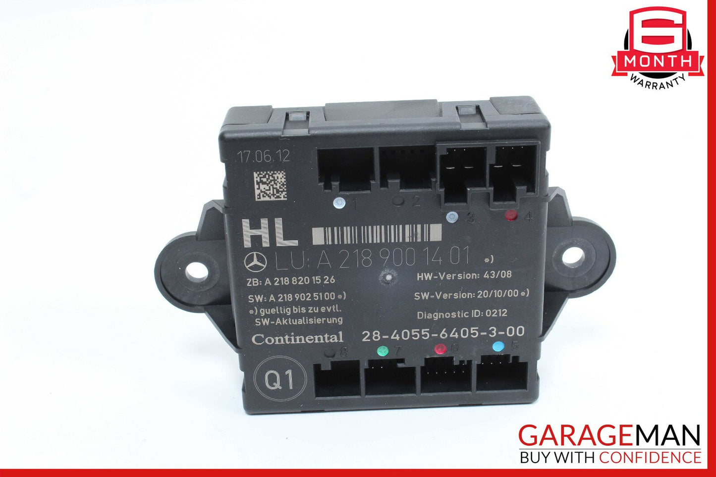 08-18 Mercedes W212 E350 CLS550 C300 Rear Left Side Door Control Module OEM