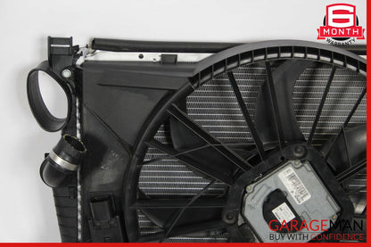 03-06 Mercedes R230 SL500 Engine Motor Cooling Radiator Fan Shroud A/C Condenser