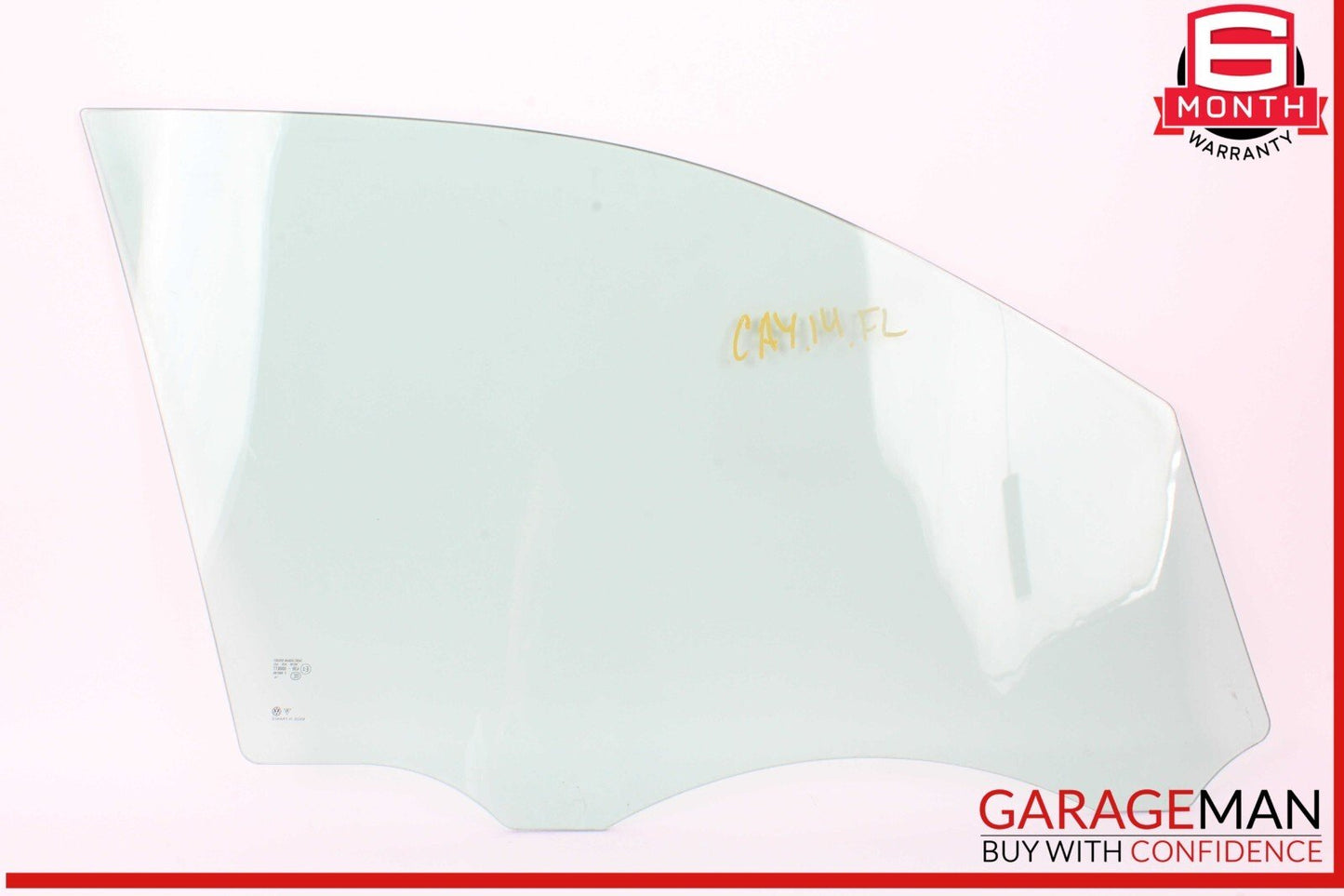 11-18 Porsche Cayenne 958 Front Left Driver Side Door Window Glass OEM