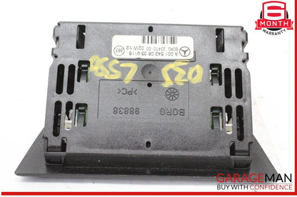 03-06 Mercedes R230 SL500 SL55 Rear Parktronic Display Buzzer 0015420823 OEM